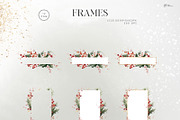 Christmas Graphics, floral cliparts, a Texture Illustration by ollalya (Thumbnail 8 of 15)