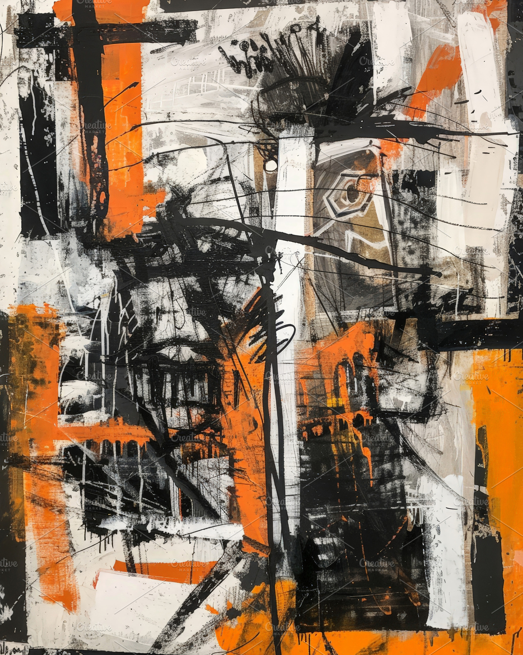 Abstract Expressionist Artwork, an Abstract Photo by Hamza067