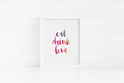 8x10 white frame mock up 12x16 4:5, a Print Template by Grace White (Thumbnail 2 of 4)