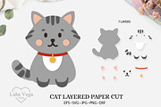 Cardstock ideas / Cat Cricut / Cat, an Animal Illustration by Luba Vega (Thumbnail 1 of 3)