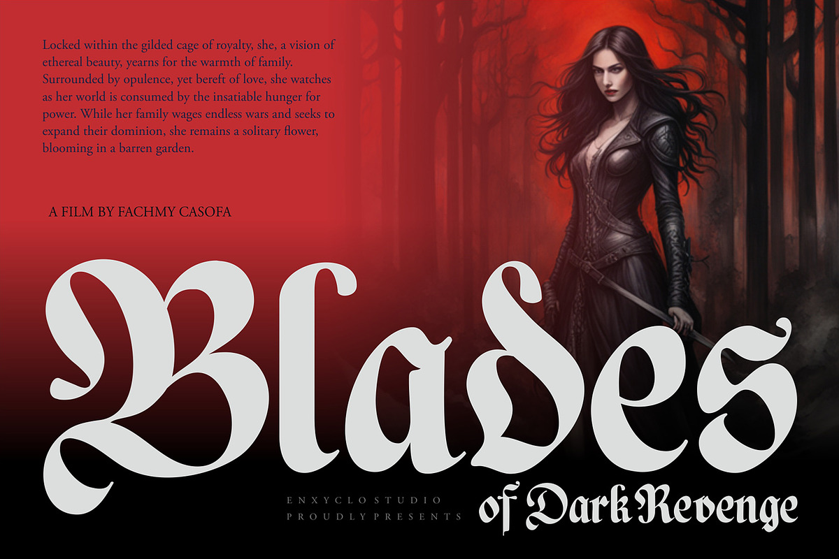 NCL Basefigh, a Blackletter Font by Enxyclo Studio (Photo 8 of 16)