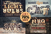 SALE Marquee Light Bulbs - All in 1, a Background Graphic by TVartworks (Thumbnail 1 of 57)