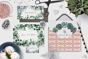 Watercolor Scandinavian Succulents, an Illustration by Fluffy Unicorn (Thumbnail 5 of 11)