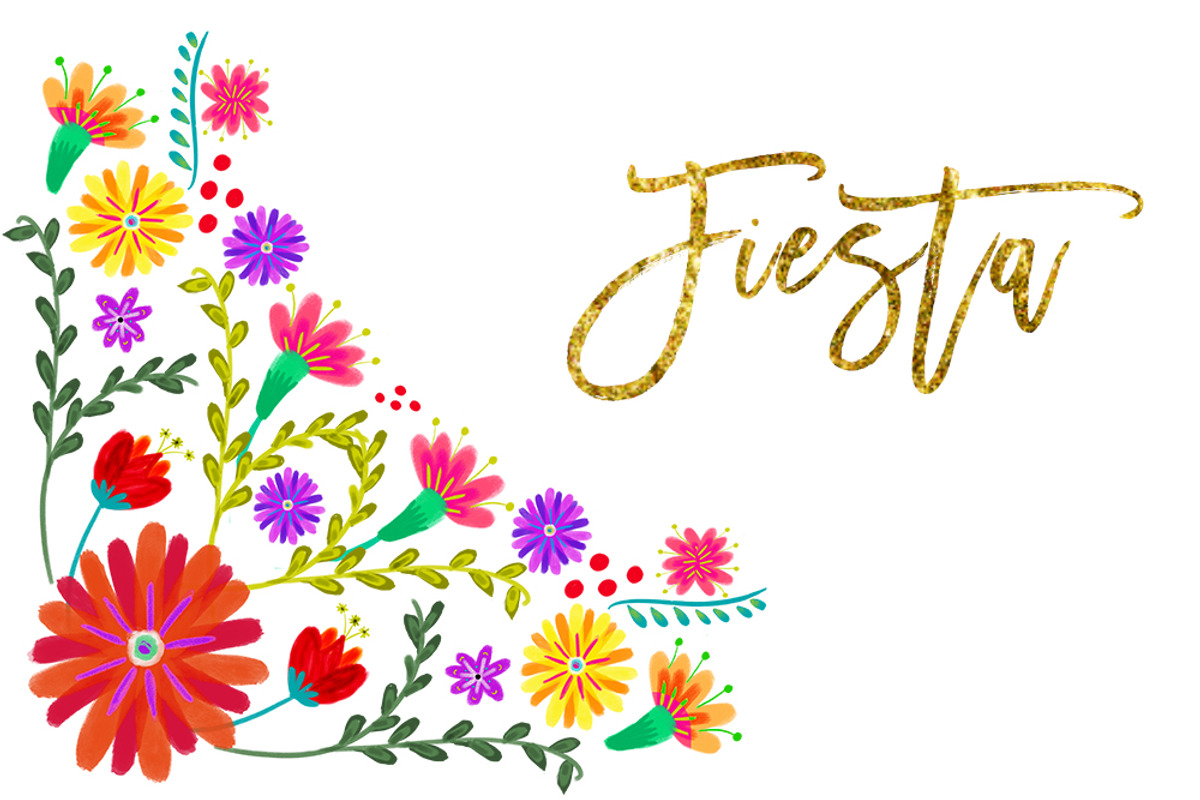 Mexican Watercolor Floral clipart, an Illustration by Sunflower Day Love (Photo 4 of 5)