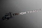 Truck Trans Logo, a Branding & Logo Template by menangan studio (Thumbnail 1 of 2)