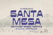 Santa Mesa – A Southwest Typeface, a Sans Serif Font by HipFonts (Thumbnail 2 of 12)