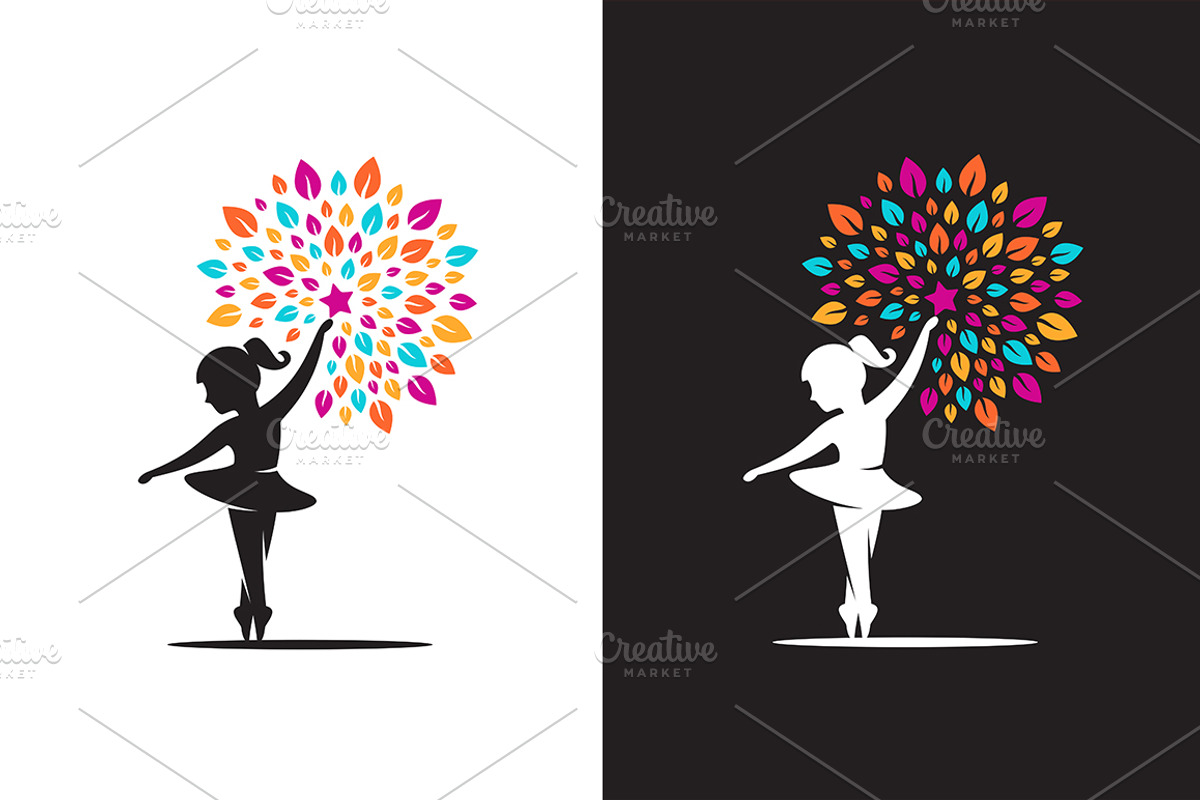 Dance Studio Logo Template, a Branding & Logo Template by tetiana.svirska (Photo 2 of 4)