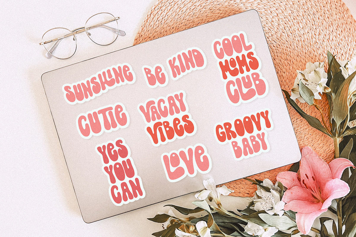 Love Heart Lovely Groovy Font, a Script Font by BarcelonaShop (Photo 4 of 10)