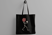 Skeleton with Dice Head, an Object Illustration by nomlimo.com (Thumbnail 2 of 3)