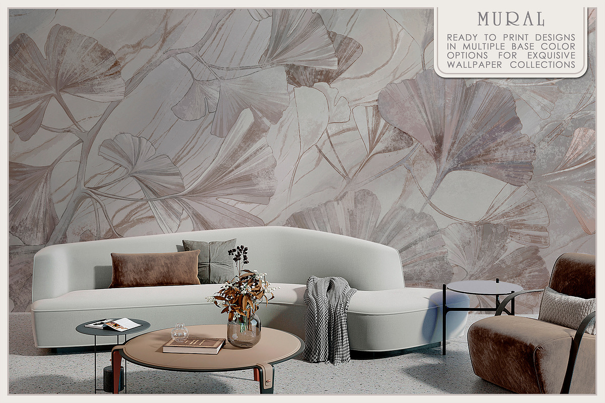 Fresco collection Ginkgo, a Wallpaper Graphic by Natalia0307 (Photo 14 of 17)