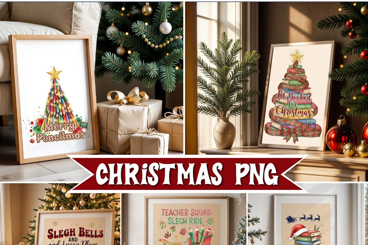 Xmas Santa’s Favorite Teacher PNG, a Graphic by Digi_Design_World (Photo 2 of 6)