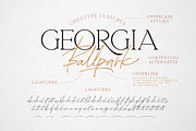 Georgia Ballpark - FONT DUO, a Serif Font by Sarid Ezra (Thumbnail 5 of 10)
