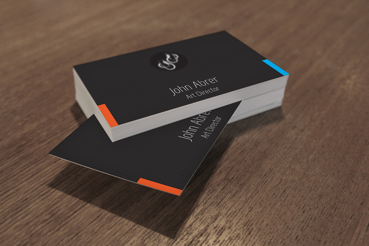 Flat Business Card, a Business Card Template by handart (Photo 3 of 4)