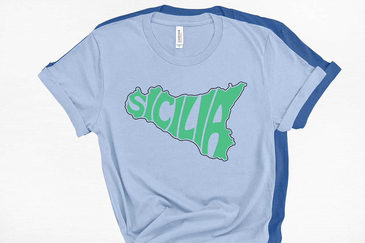 Sicilia Word Art SVG cut file, an Object Graphic by DigitalDesignsLaura (Photo 4 of 4)