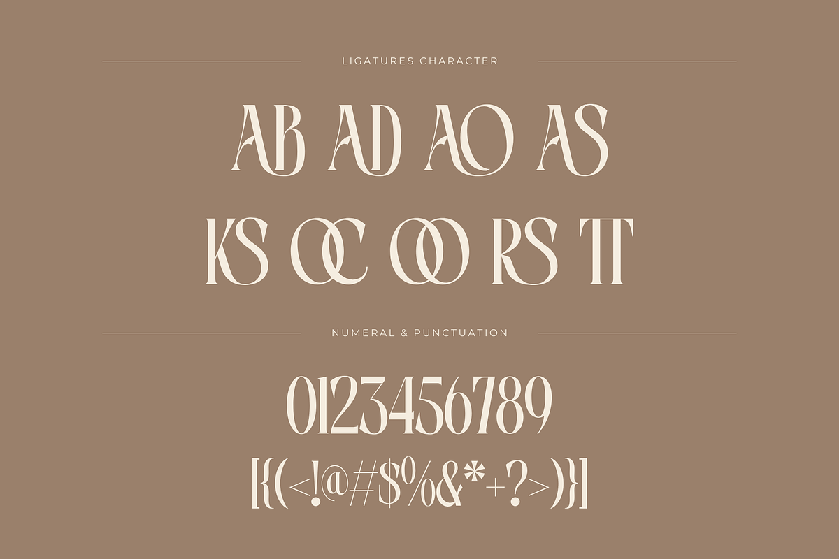 Zurse Fashion - Elegant Serif Font, a Serif Font by Nirmana Visual (Photo 5 of 9)