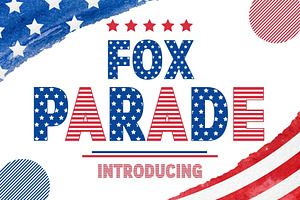 Fox Parade Font, a Symbol Font by Fox7 By Rattana