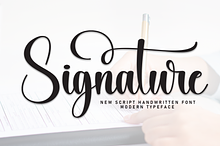 Signature | Script Font