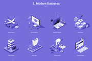 Isometric Icons v.3 (240 Icons), an Object Illustration by Andrew Kras Design (Thumbnail 9 of 21)