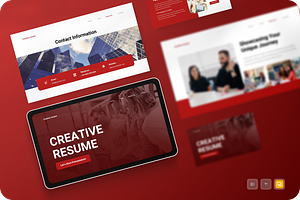 Modern Creative Resume Google Slides