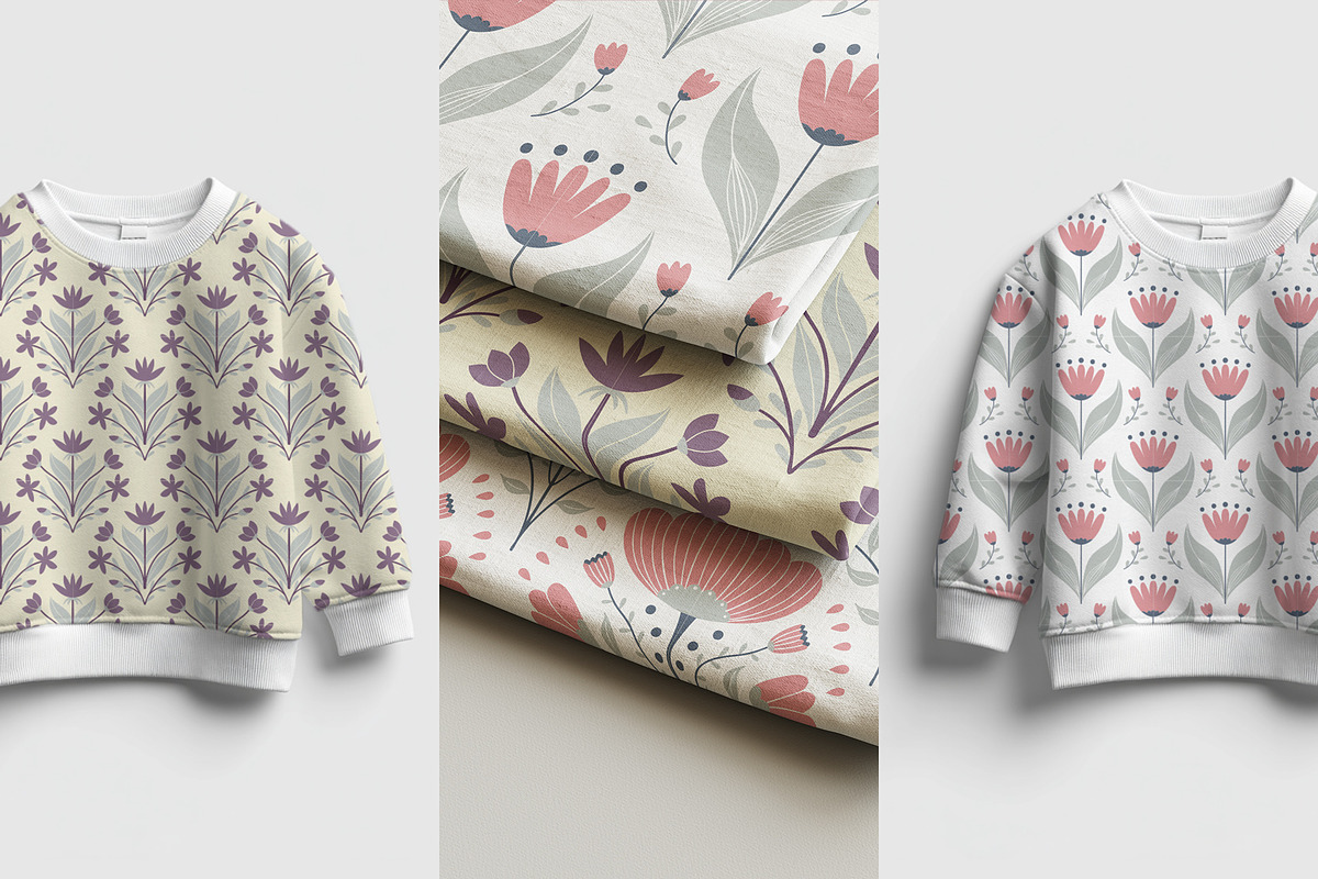 Bohemian Floral Pattern Collection, a Graphic by Asya Melkonyan Patterns (Photo 11 of 15)