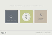 Wellness Holistic Boho Yoga Icons, an Outline Icon by CreativeWilderness (Thumbnail 4 of 10)