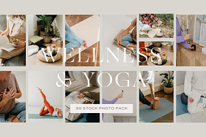 Wellness & Yoga Stock Photo Pack