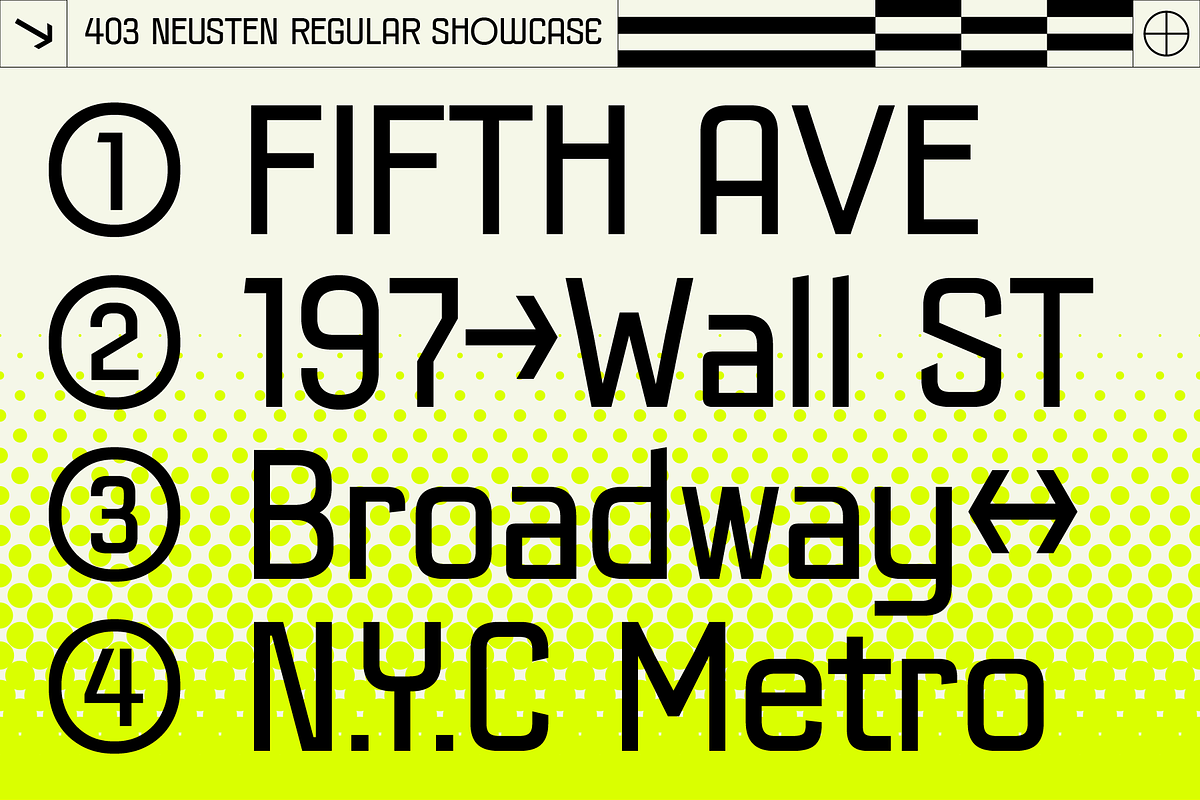 403 Neusten, a Sans Serif Font by 403 Type Foundry (Photo 11 of 16)