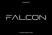 Falcon - Modern Display Font, a Sans Serif Font by Luna Shop (Thumbnail 1 of 7)