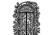 50 Floral French Window Ornament, a Decorative Illustration by Amazin_art (Thumbnail 20 of 44)