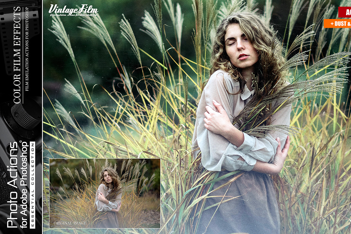 Actions for Photoshop / Vintage Film, an Action Add-On by Miracle_Design (Photo 6 of 43)