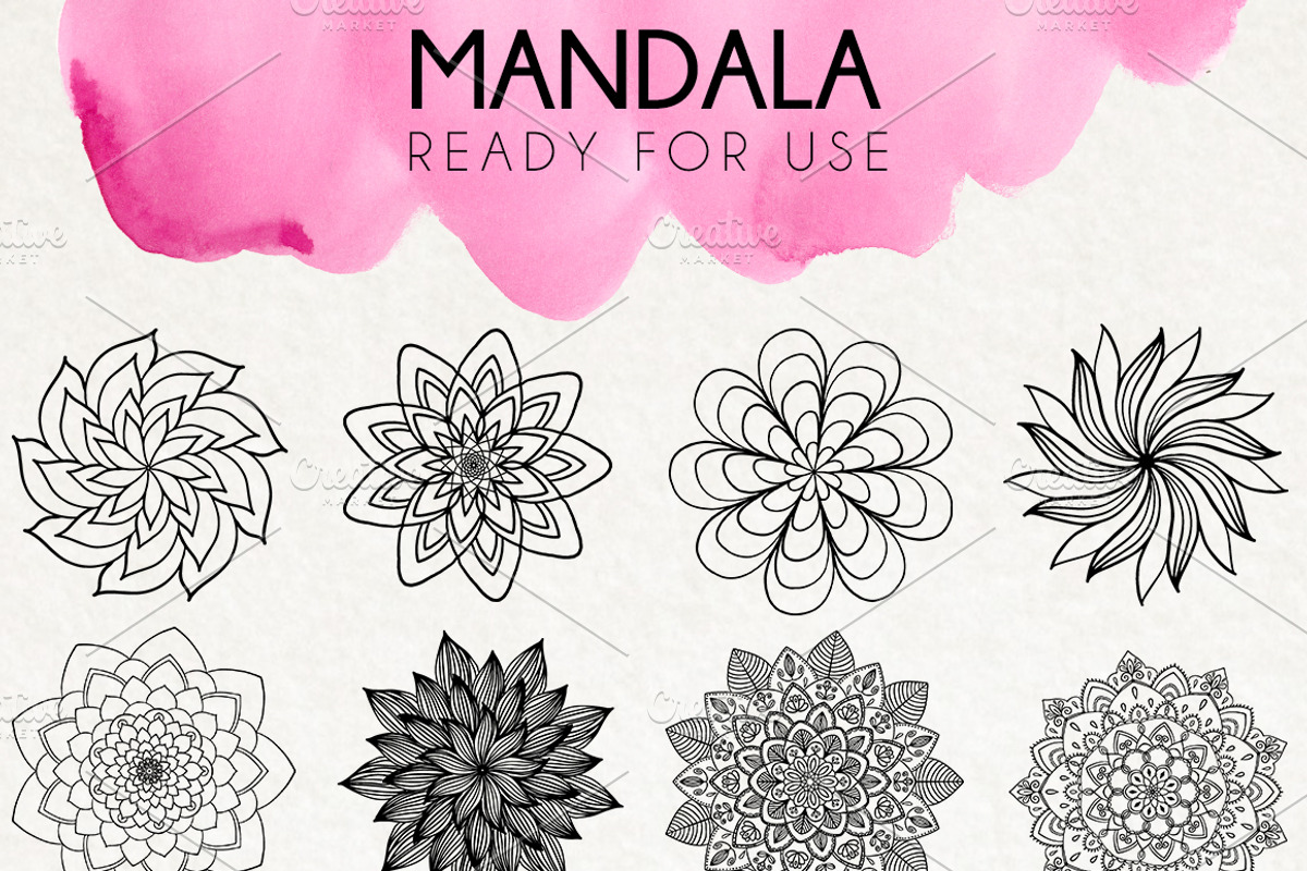 The Universe of Mandala, an Object Illustration by BilberryCreates (Photo 5 of 12)