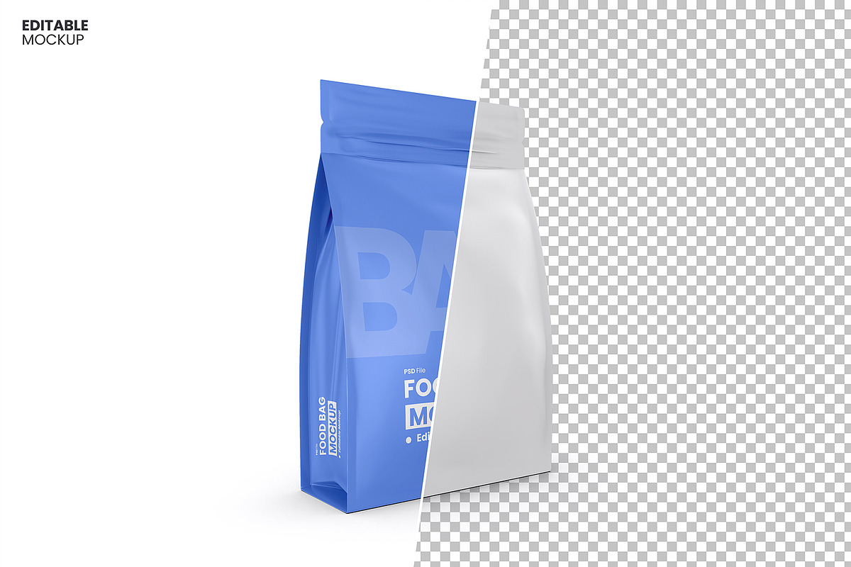 Food Packaging Bag Mockup, a Product Mockup by graphypix (Photo 2 of 4)