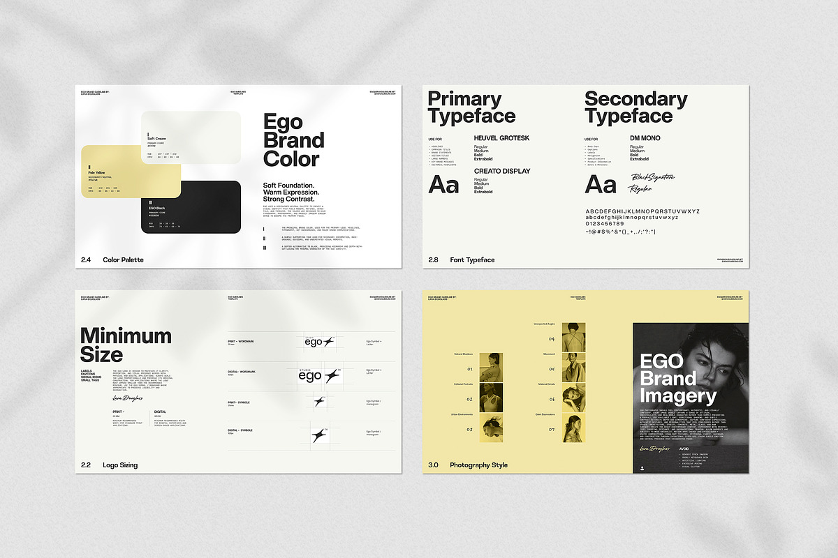EGO Brand Guideline | CANVA, a Presentation Template by evgenystudio (Photo 4 of 11)