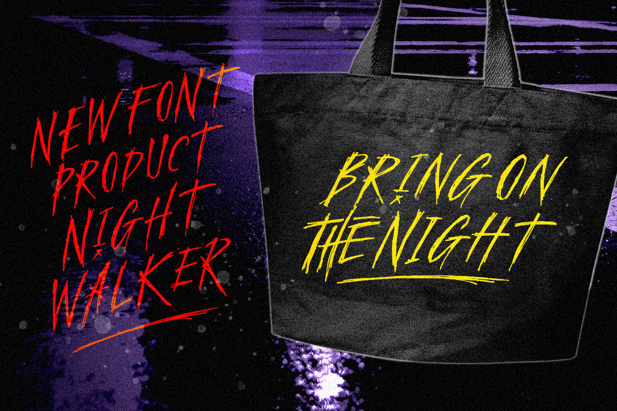 Night Walker - Freestyle Brush Font, a Font by Letterhend Studio (Photo 8 of 9)
