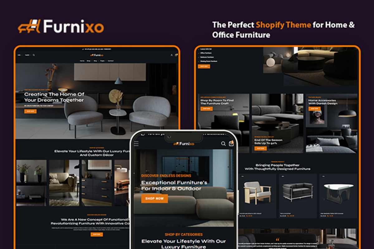 Furniture Shopify Theme 2.0, a Shopify Template by LogicGo Shopify Experts (Photo 1 of 6)