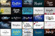 Handwritten Font Bundle, a Handwritten Font by JustArtDigital (Thumbnail 3 of 5)