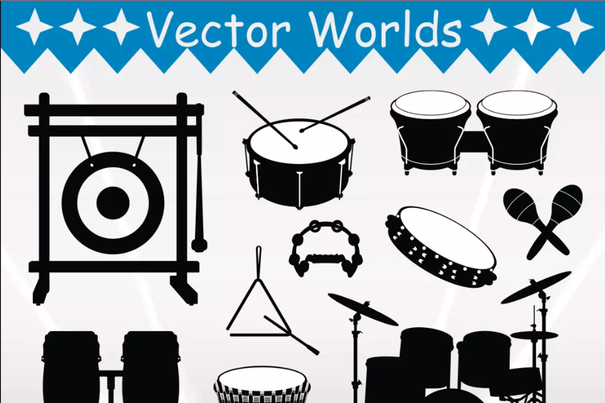 Musical Instrument SVG, Music SVG, an Object Graphic by VectorWorlds