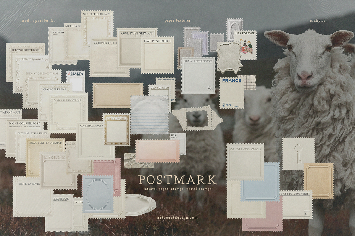 Maison-de-Lettres || Vintage Paper, a Texture Graphic by nadispasibenko (Photo 10 of 14)