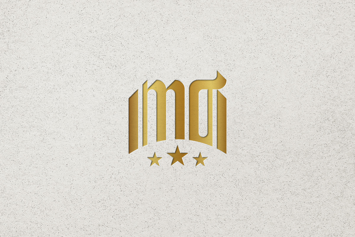 Luxury Initials MD with Star Logo, a Branding & Logo Template by Luxury Logos (Photo 4 of 4)