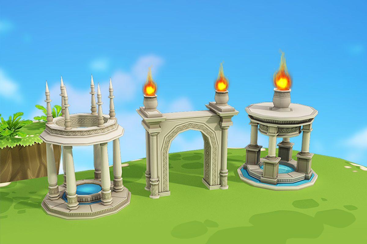 Floating Islands, an Environmental 3D Model by Souchenki (Photo 4 of 17)