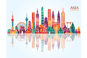 Asia skyline