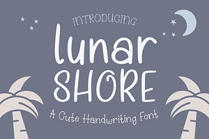 Lunar Shore Cute Handwriting Font