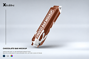 Chocolate Bar Mockup, a Packaging Mockup by Xtrahive (Thumbnail 1 of 2)