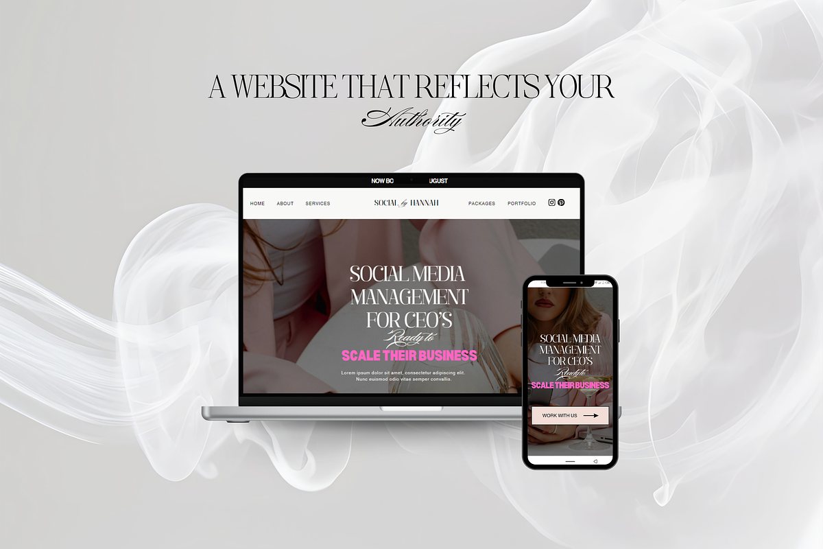 Social Media Manager Website Bundle, a Landing Page Template by My Template Studio (Photo 4 of 18)