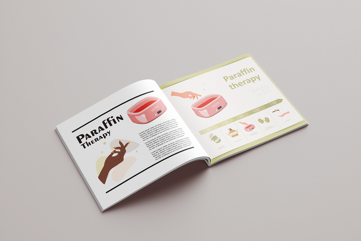 Paraffin therapy, wax from skin care, an Illustration by KeronnArt (Photo 6 of 9)