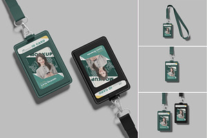 ID Card Mockup, an Advertising Mockup by Bangdastudio