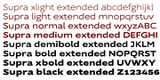 Supra Extended, a Sans Serif Font by Wiescher-Design (Thumbnail 8 of 8)