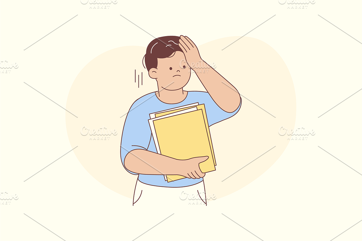 Office Working Illustration, an Object Graphic by Jump Studio (Photo 5 of 12)
