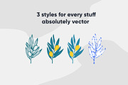 Floral Backgrounds & Patterns, a Pattern Graphic by kavoon (Thumbnail 9 of 13)