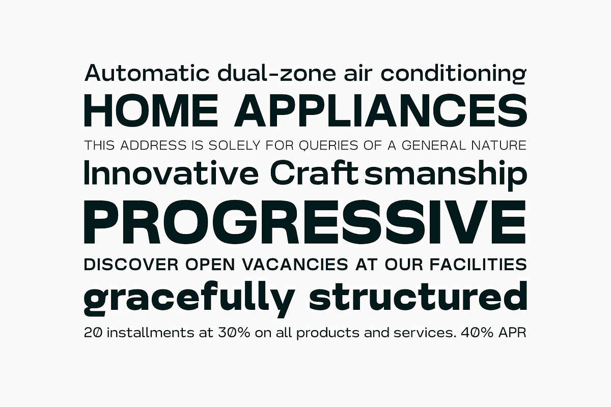 Sugitta – Modern Geometric Sans, a Sans Serif Font by ESEM (Photo 4 of 10)